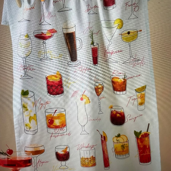 ❤️ ANTHROPOLOGIE FROM A-Z BAR DISH TOWEL NEW - Picture 1 of 2